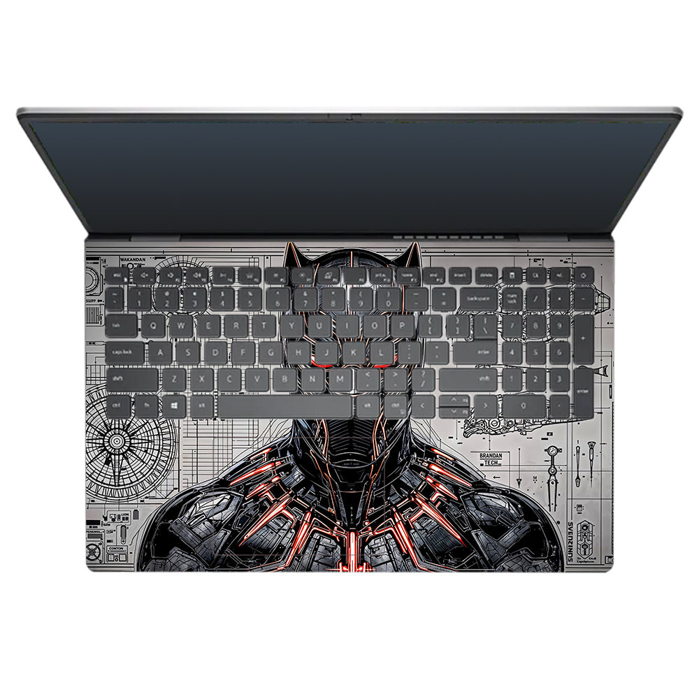Black Panther Vibranium Tech Dell Inspiron 3520 3D Laptop Skin