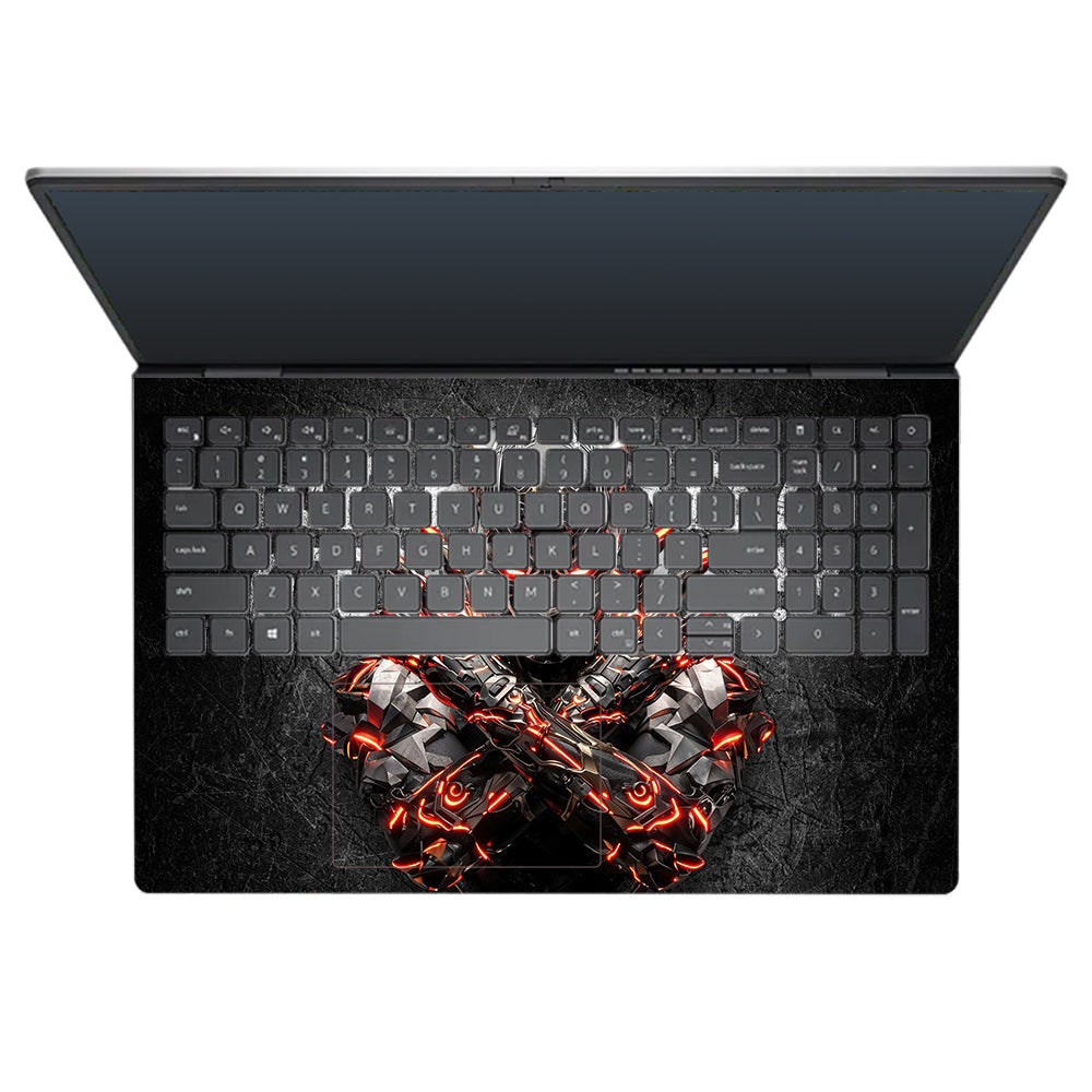 Black Panther Glowing Fury Dell Inspiron 3520 Laptop Skin