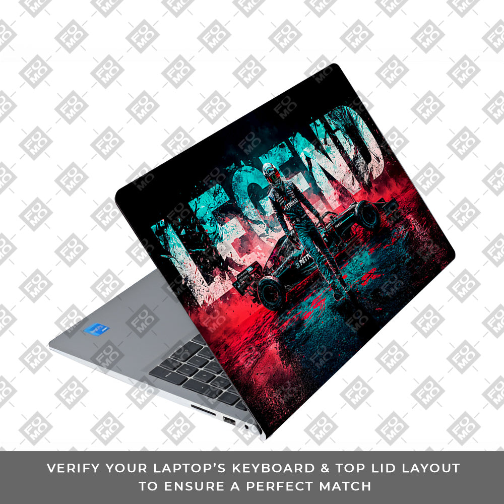 F1 Legend Racer Dell Inspiron 3520 Laptop Skin