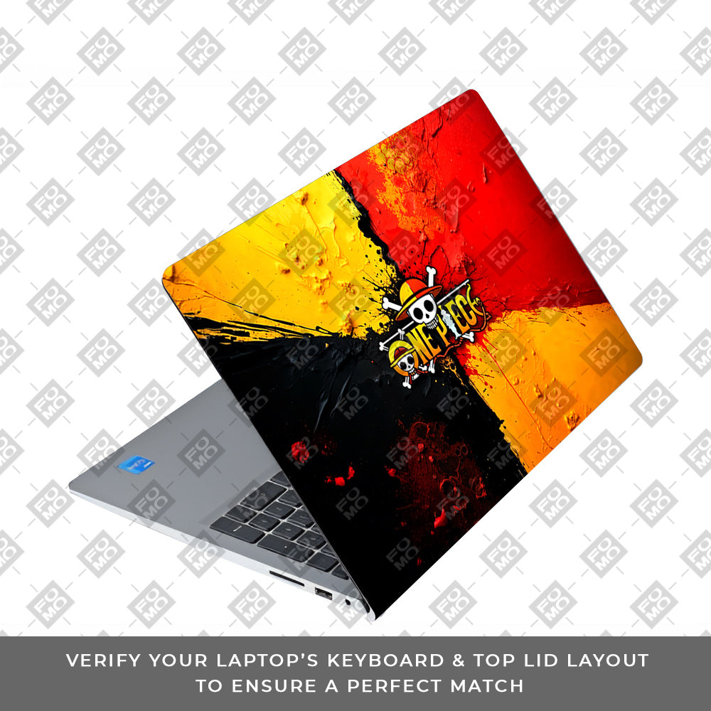 One Piece Paint Splash Dell Inspiron 3520 Laptop Skin