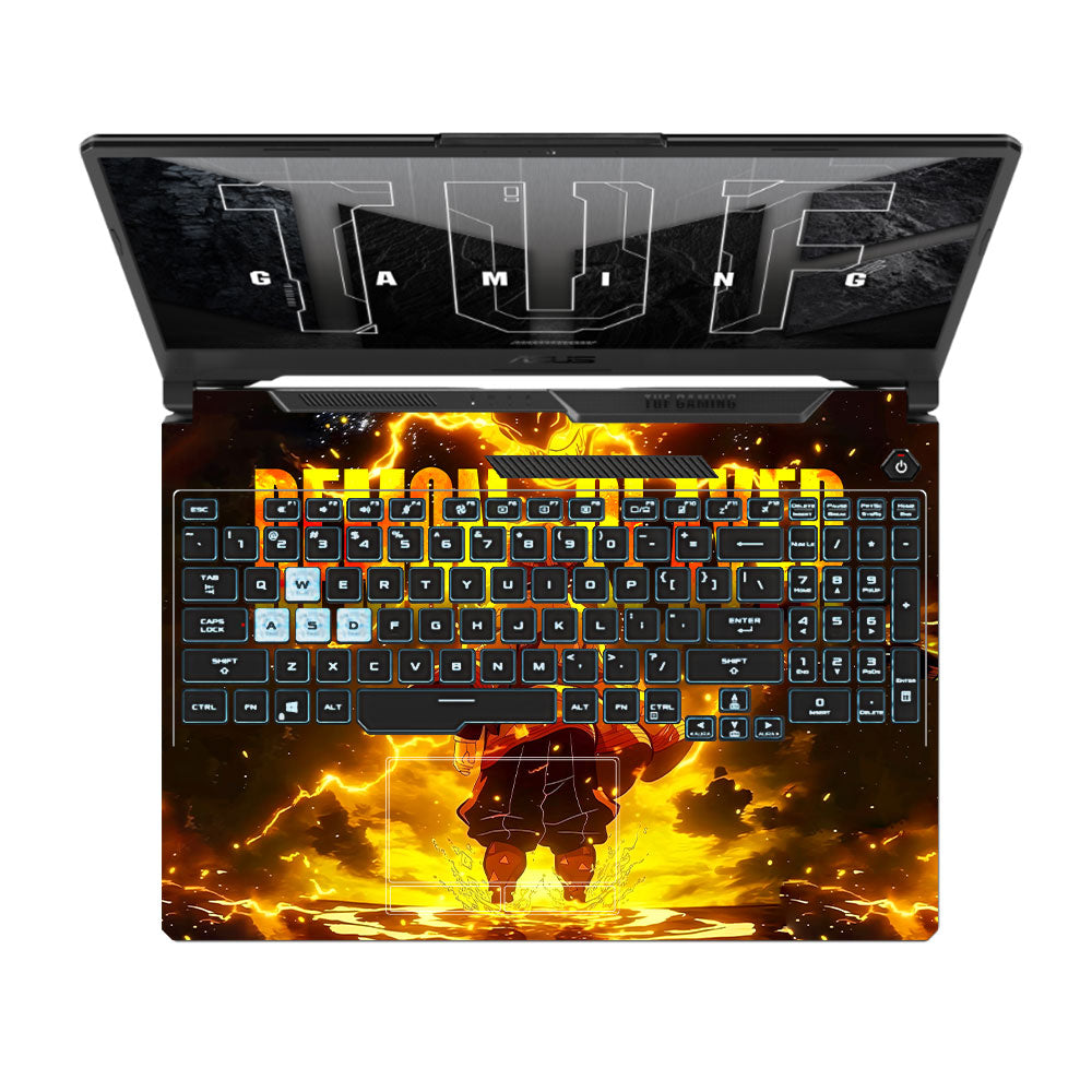 Zenitsu Lightning Strike Asus TUF F15 FX506 & A15 FA506 Laptop Skin