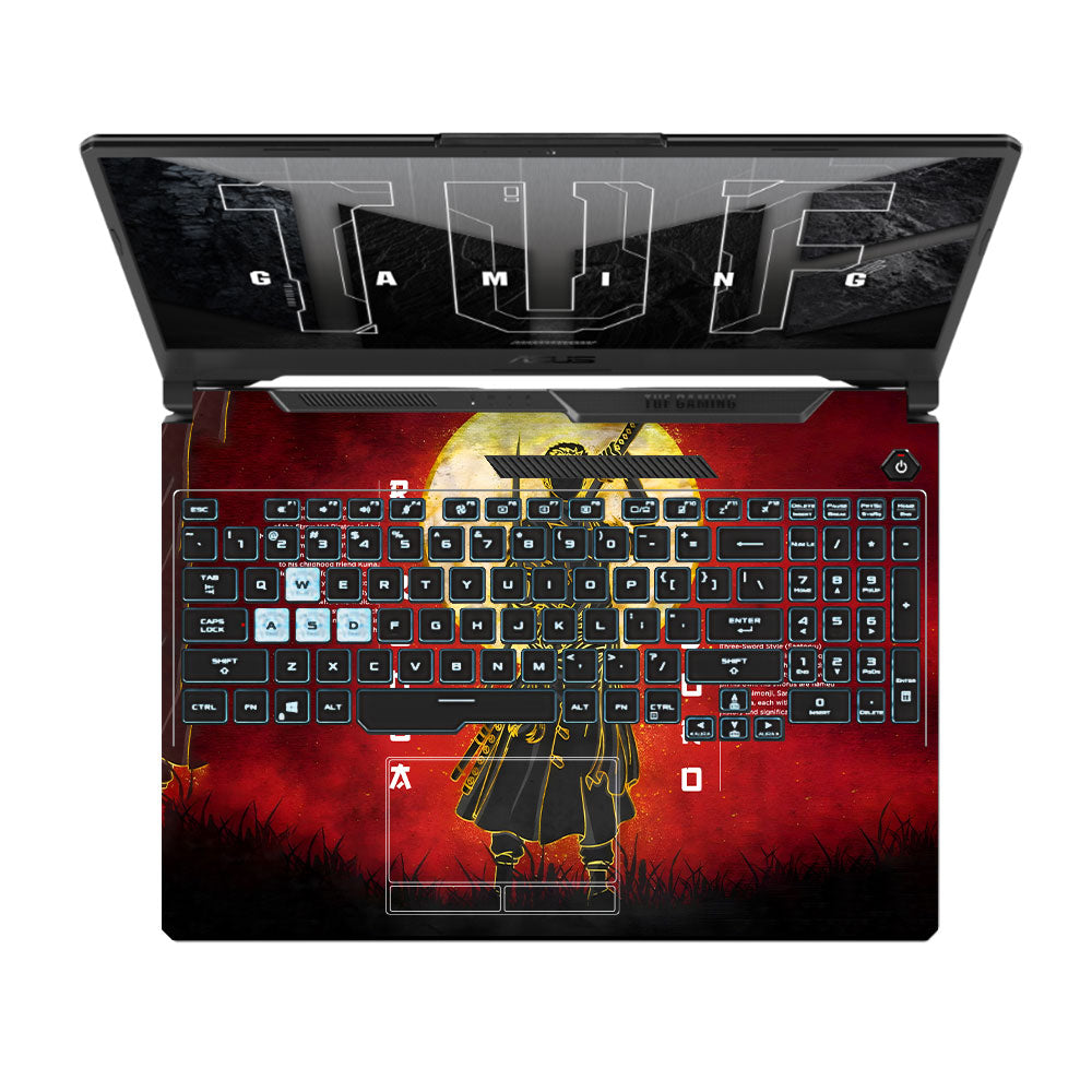 Zoro Under Golden Moon Asus TUF F15 FX506 & A15 FA506 Laptop Skin