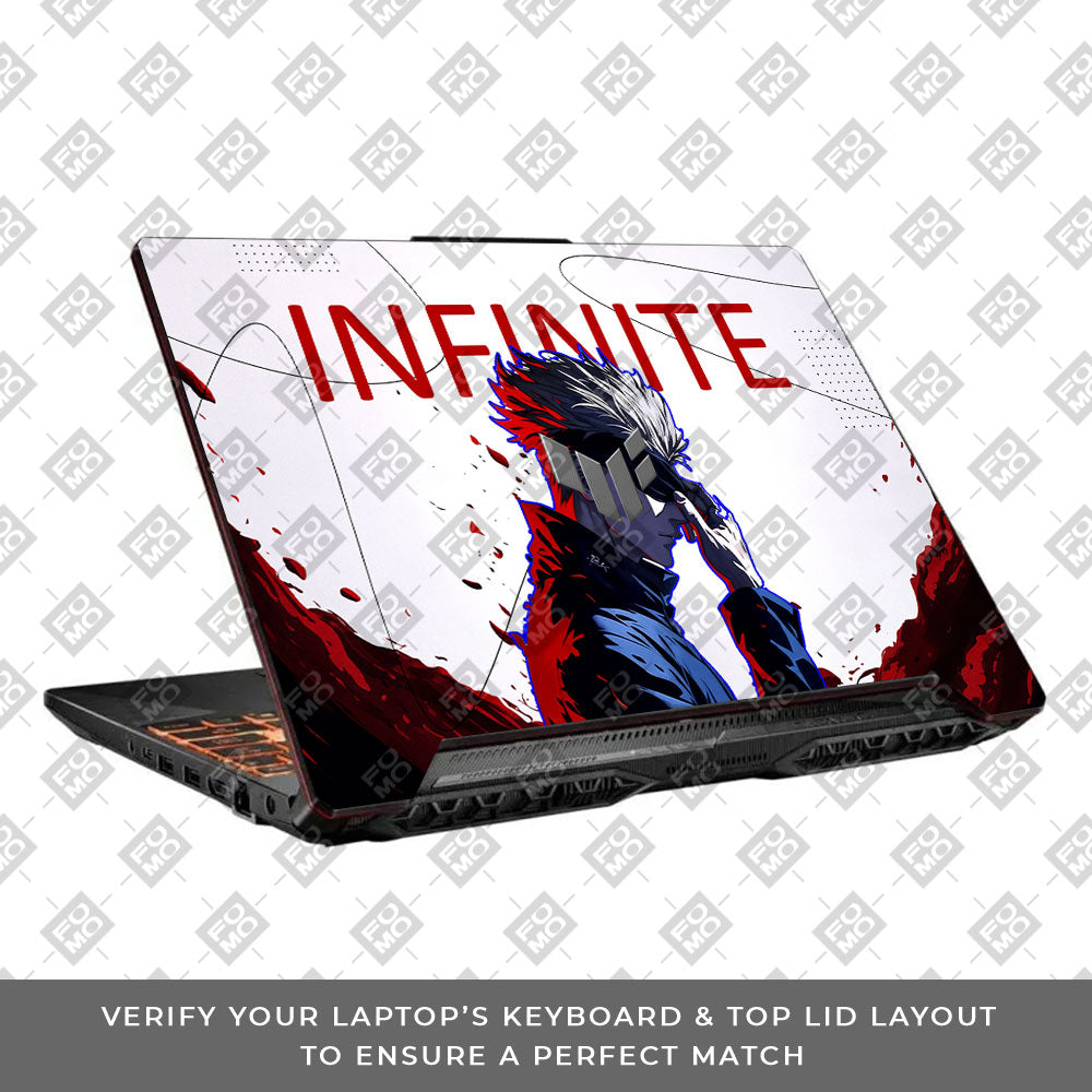 JJK Satoru Gojo Asus TUF F15 FX506 & A15 FA506 Laptop Skin