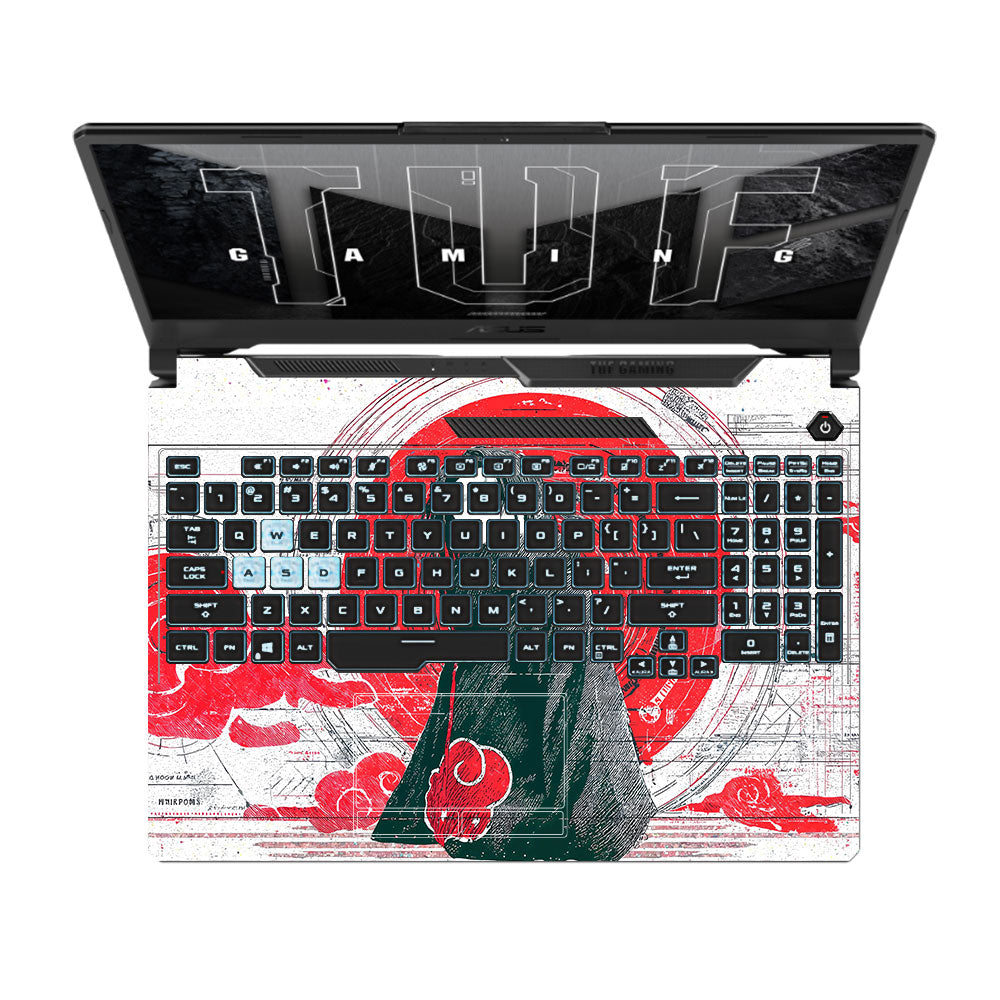 Itachi Uchiha Mark of the Akatsuki Asus TUF F15 FX506 & A15 FA506 Laptop Skin