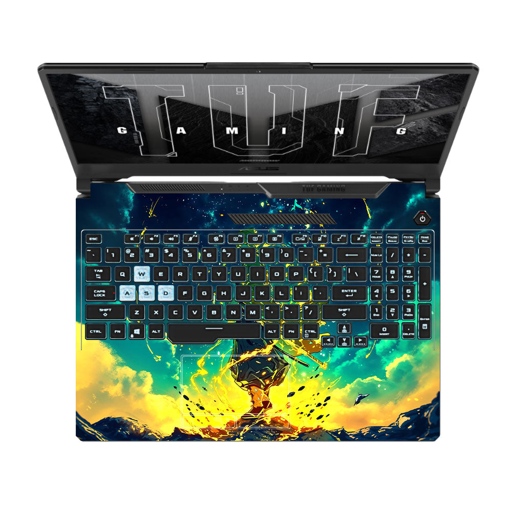 Zenitsu Thunder God Asus TUF F15 FX506 & A15 FA506 Laptop Skin