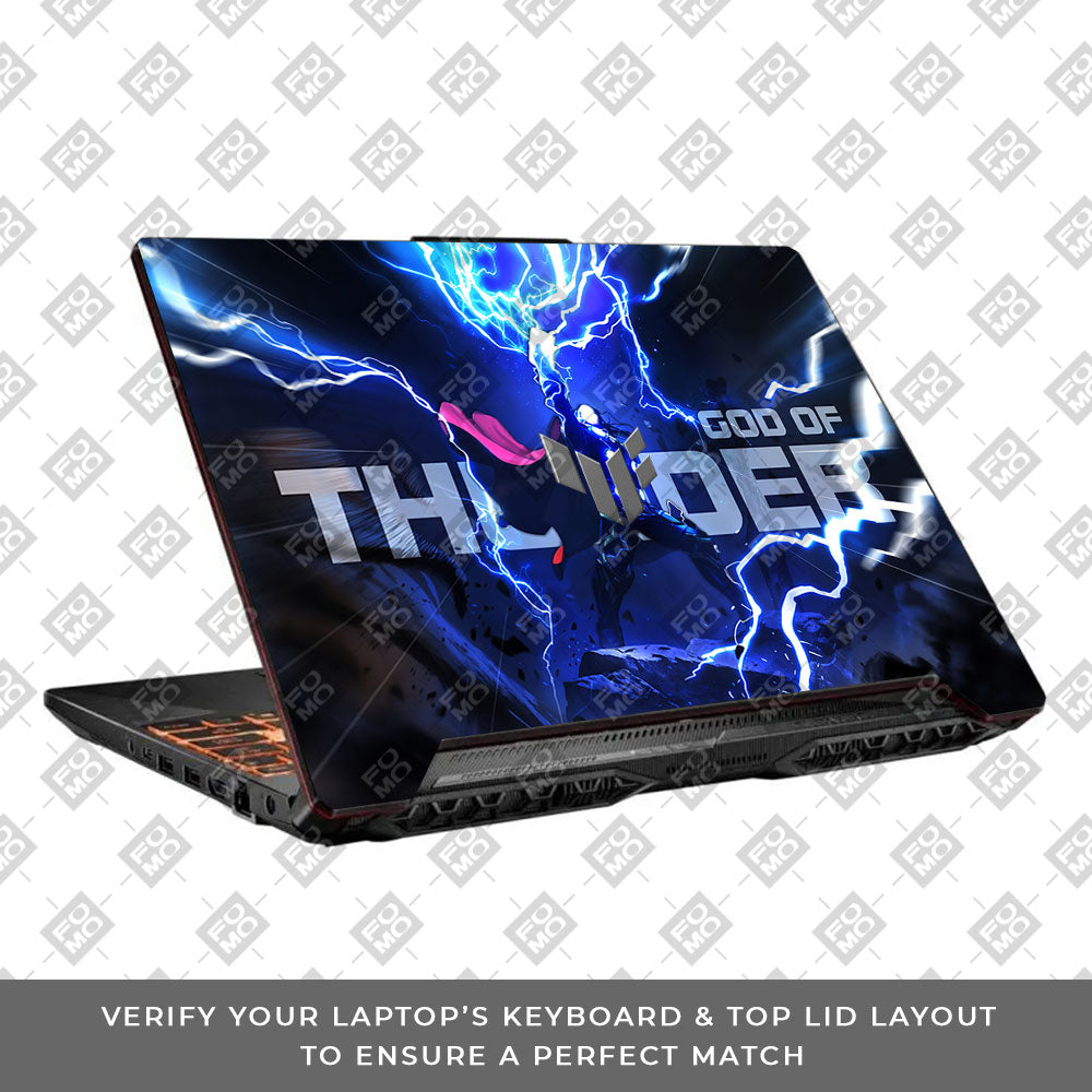 Thor God of Thunder Asus TUF F15 FX506 & A15 FA506 Laptop Skin