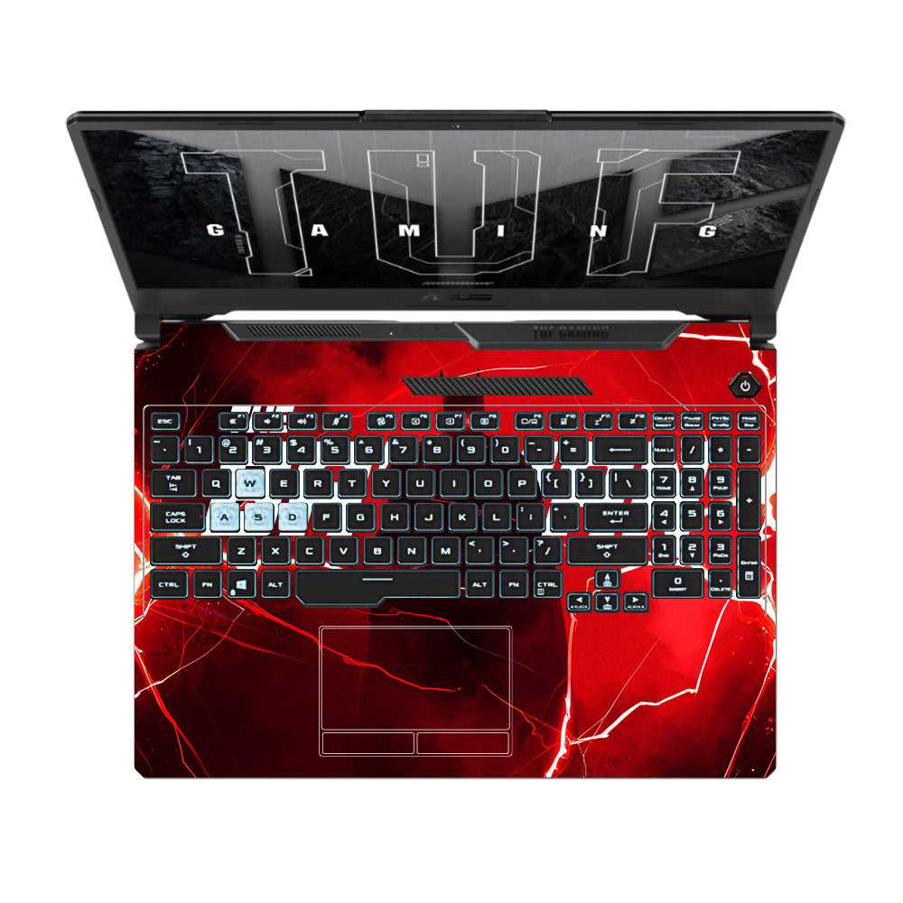 Red Dark Vigilante Asus TUF F15 FX506 & A15 FA506 3D Laptop Skin