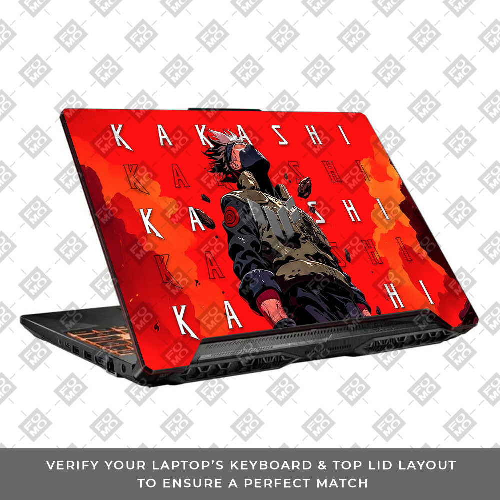 Kakashi Hatake Inferno Asus TUF F15 FX506 & A15 FA506 Laptop Skin