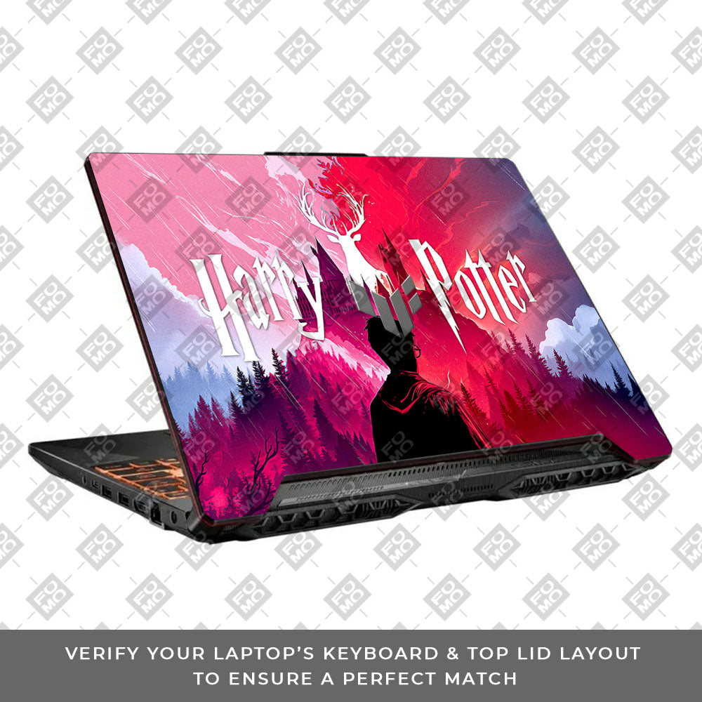 Harry Potter Magical Hogwarts Asus TUF F15 FX506 & A15 FA506 Laptop Skin