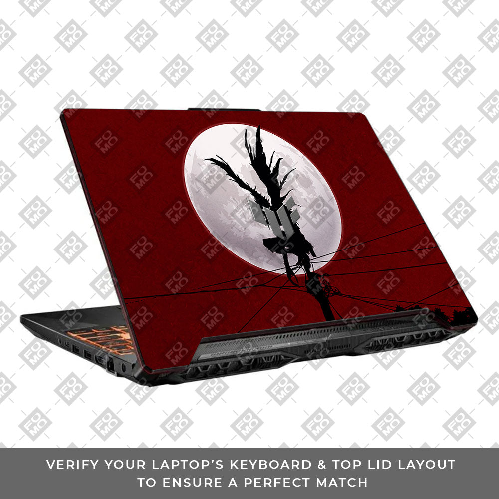 Death Note Ryuk Shinigami Asus TUF F15 FX506 & A15 FA506 Laptop Skin