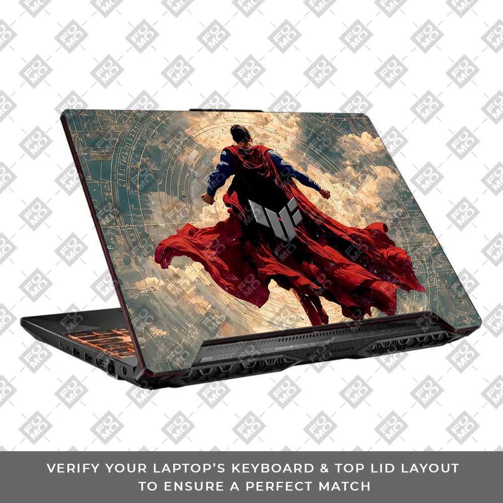 Superman Ascends Asus TUF F15 FX506 & A15 FA506 Laptop Skin