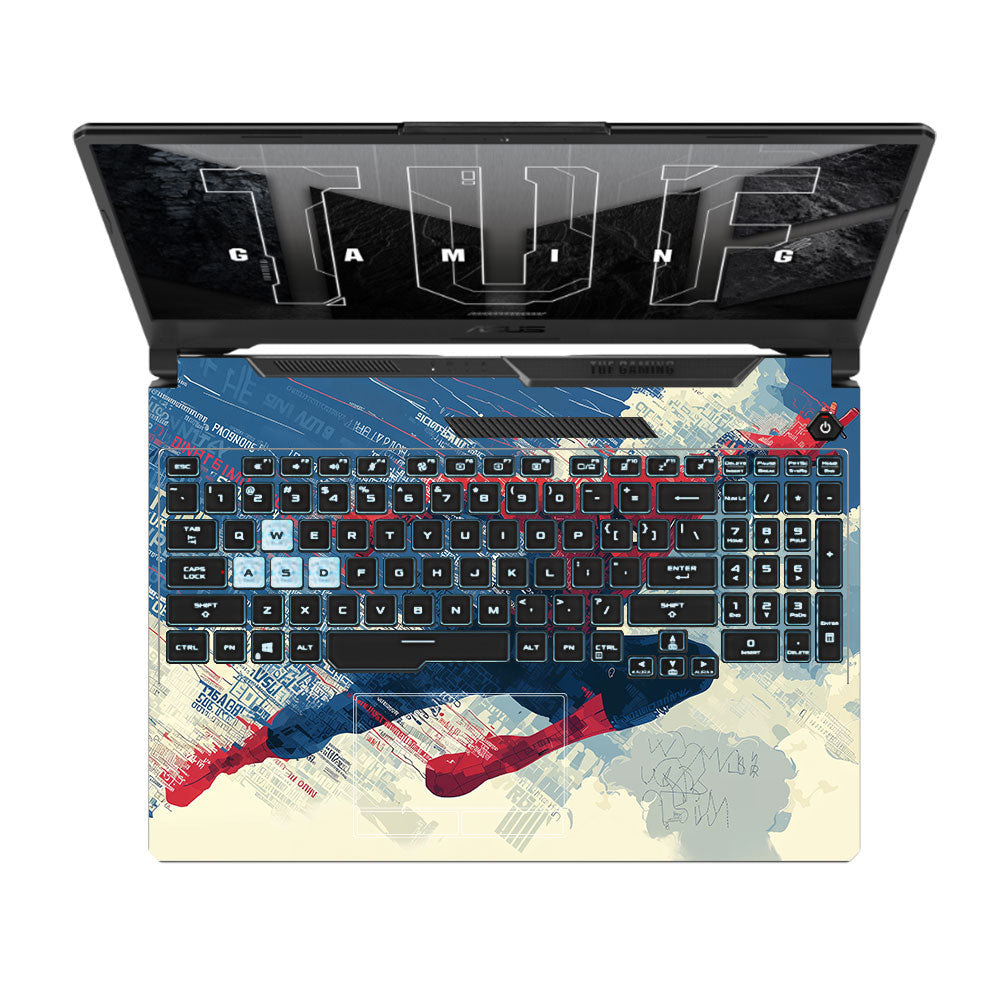Spiderman Velocity Asus TUF F15 FX506 & A15 FA506 Laptop Skin