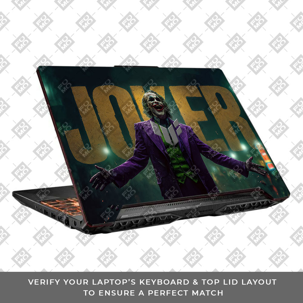 The Joker Chaos Asus TUF F15 FX506 & A15 FA506 Laptop Skin