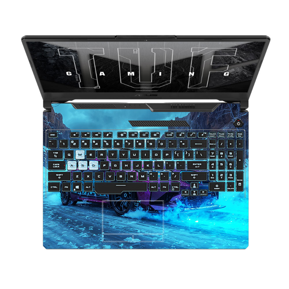 BMW Neon Drift Asus TUF F15 FX506 & A15 FA506 Laptop Skin