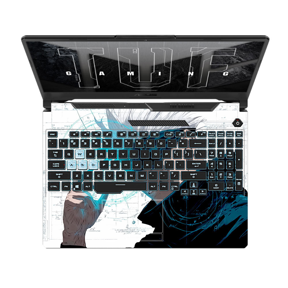 Gojo Satoru Power Asus TUF F15 FX506 & A15 FA506 Laptop Skin