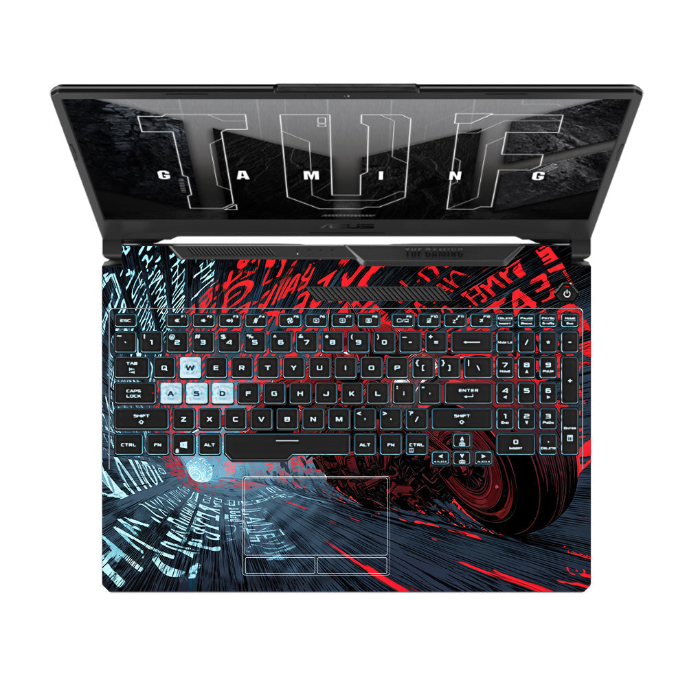 Dark Knight Overdrive Asus TUF F15 FX506 & A15 FA506 3D Laptop Skin