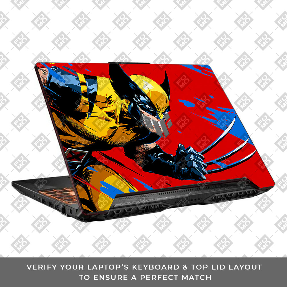 Adamantium Rage Asus TUF F15 FX506 & A15 FA506 Laptop Skin