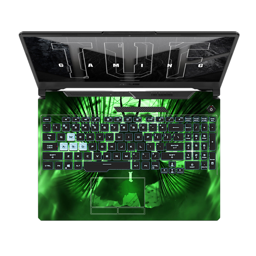 Loki's Green Aura Asus TUF F15 FX506 & A15 FA506 Laptop Skin