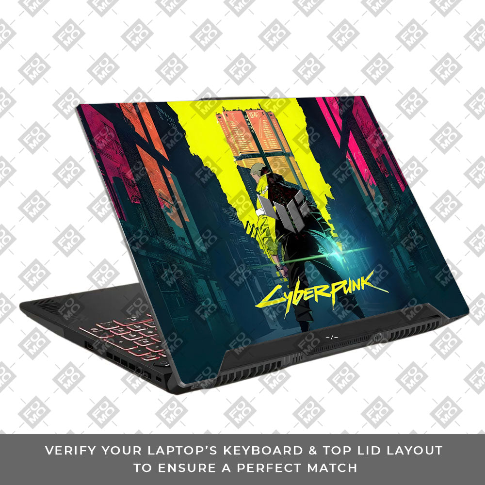 Cyberpunk Uprising Asus TUF F15 FX507 & A15 FA507 Laptop Skin