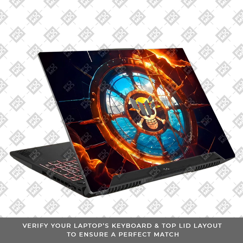 Straw Hat Pirates Emblem Asus TUF F15 FX507 & A15 FA507 Laptop Skin
