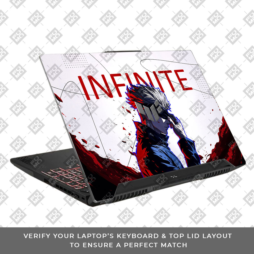JJK Satoru Gojo Asus TUF F15 FX507 & A15 FA507 Laptop Skin