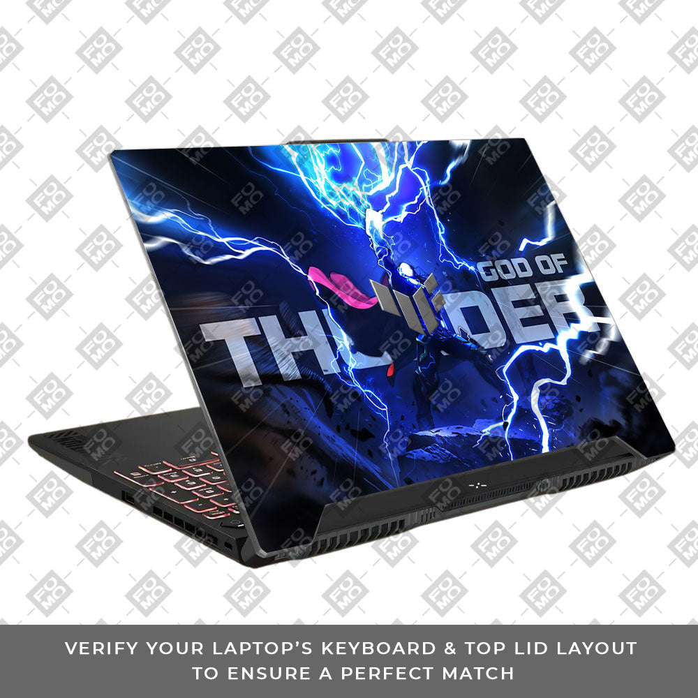 Thor God of Thunder Asus TUF F15 FX507 & A15 FA507 Laptop Skin