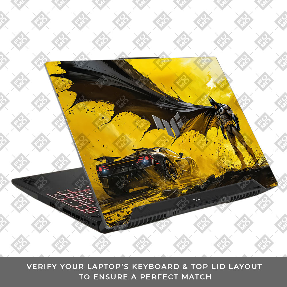 Dark Knight Velocity Asus TUF F15 FX507 & A15 FA507 Laptop Skin