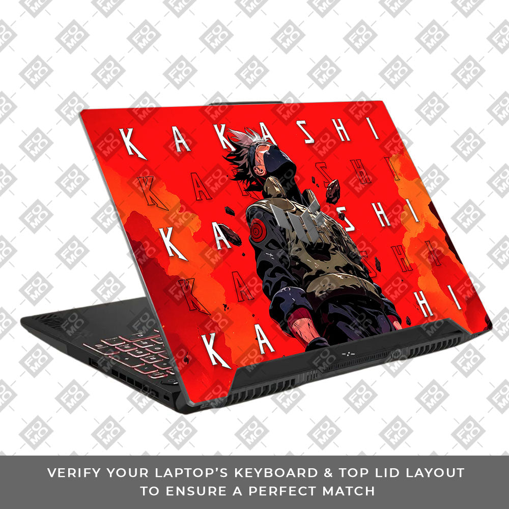 Kakashi Hatake Inferno Asus TUF F15 FX507 & A15 FA507 Laptop Skin
