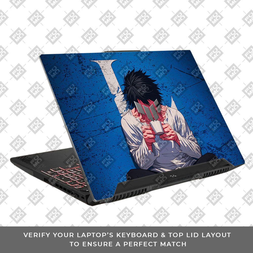 Death Note L Lawliet Asus TUF F15 FX507 & A15 FA507 Laptop Skin