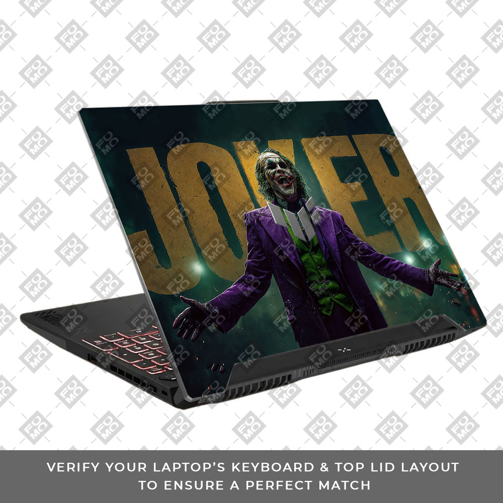 The Joker Chaos Asus TUF F15 FX507 & A15 FA507 Laptop Skin
