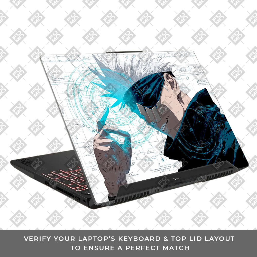 Gojo Satoru Power Asus TUF F15 FX507 & A15 FA507 Laptop Skin