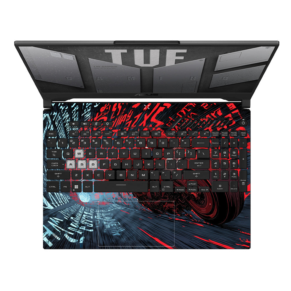 Dark Knight Overdrive Asus TUF F15 FX507 & A15 FA507 3D Laptop Skin
