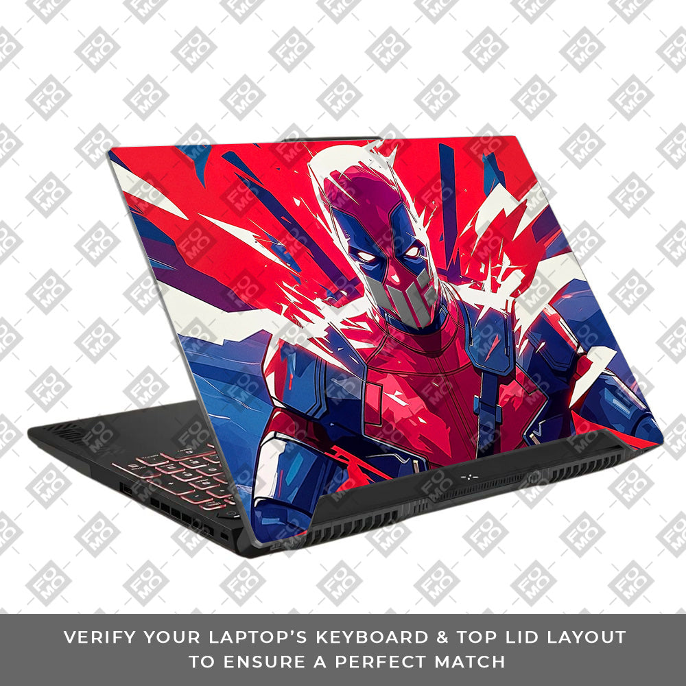 Deadpool Power Burst Asus TUF F15 FX507 & A15 FA507 Laptop Skin
