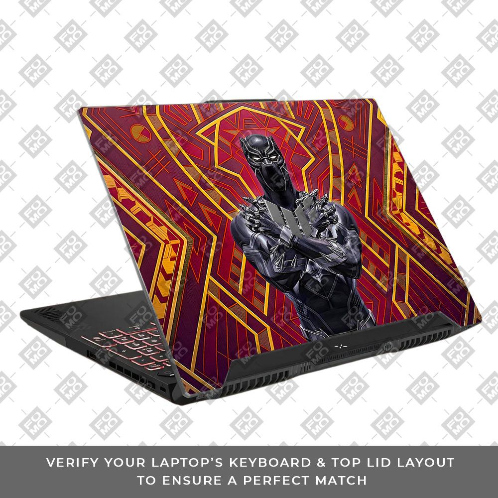 Wakanda Royal Power Asus TUF F15 FX507 & A15 FA507 3D Laptop Skin