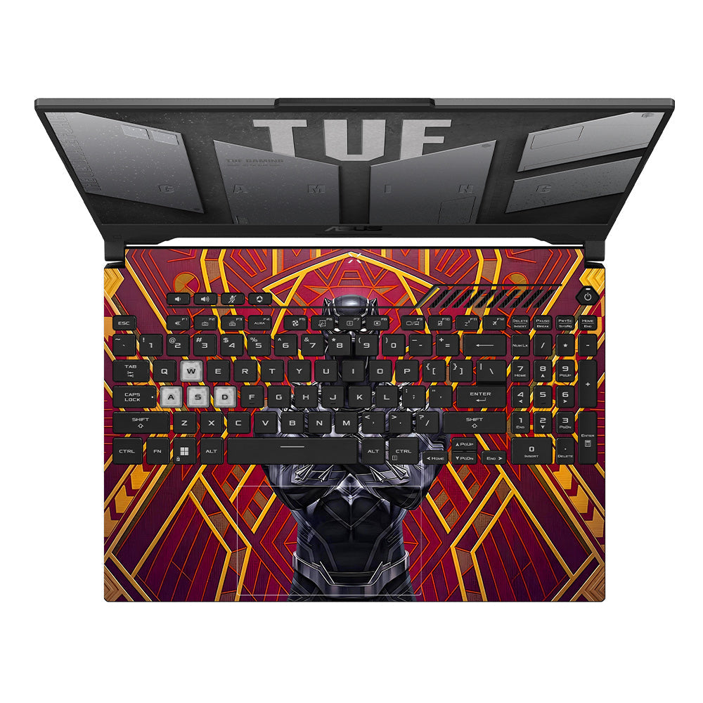 Wakanda Royal Power Asus TUF F15 FX507 & A15 FA507 3D Laptop Skin