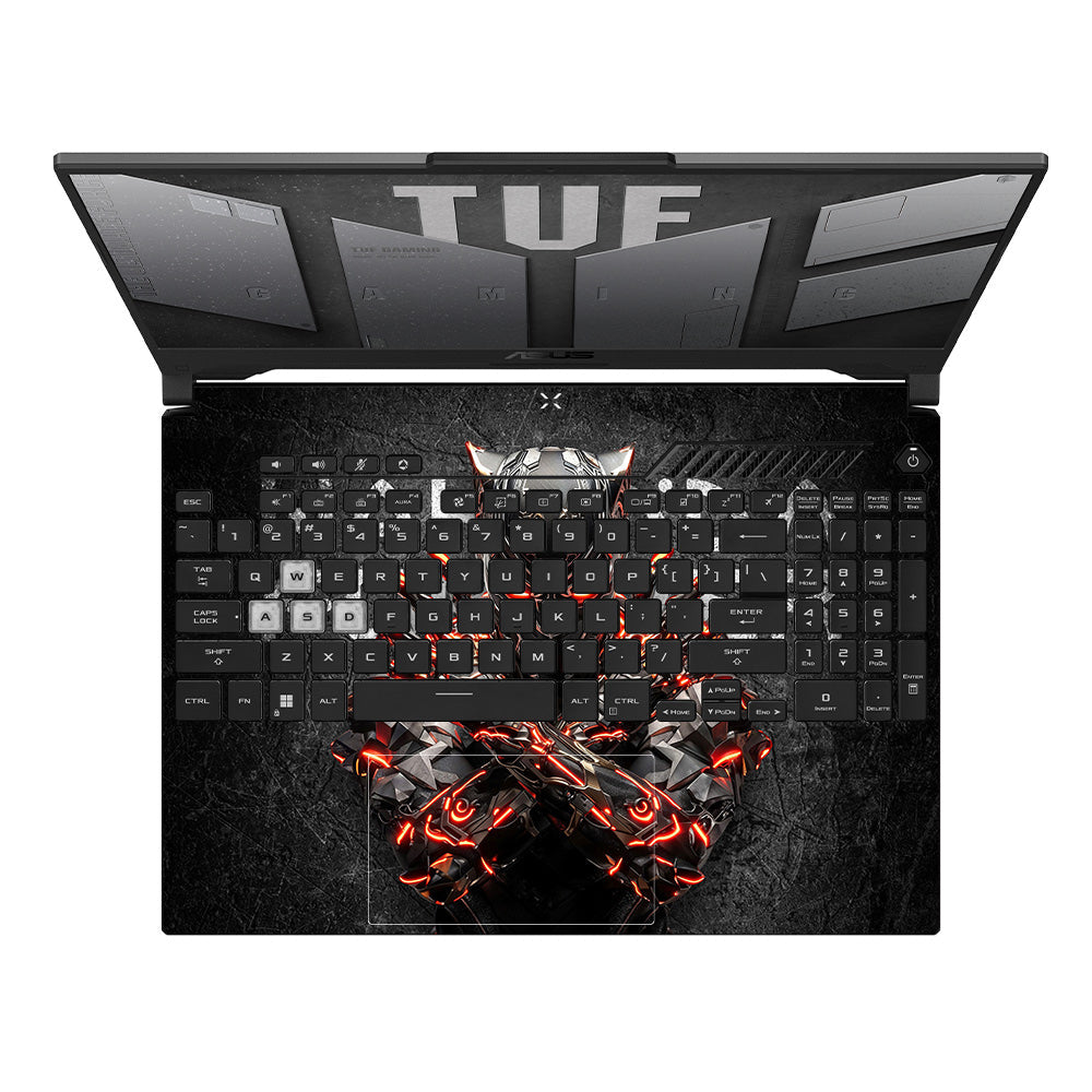 Black Panther Glowing Fury Asus TUF F15 FX507 & A15 FA507 Laptop Skin