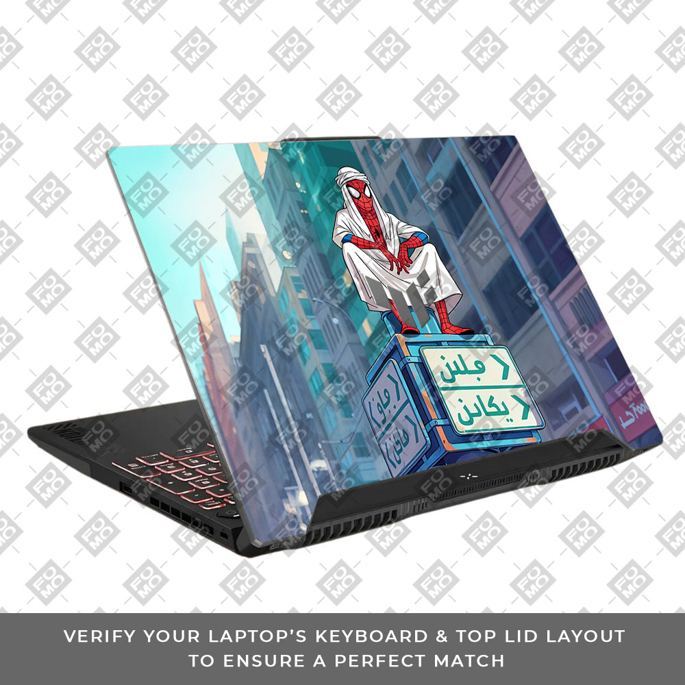 Arabian Spider Man Asus TUF F15 FX507 & A15 FA507 Laptop Skin