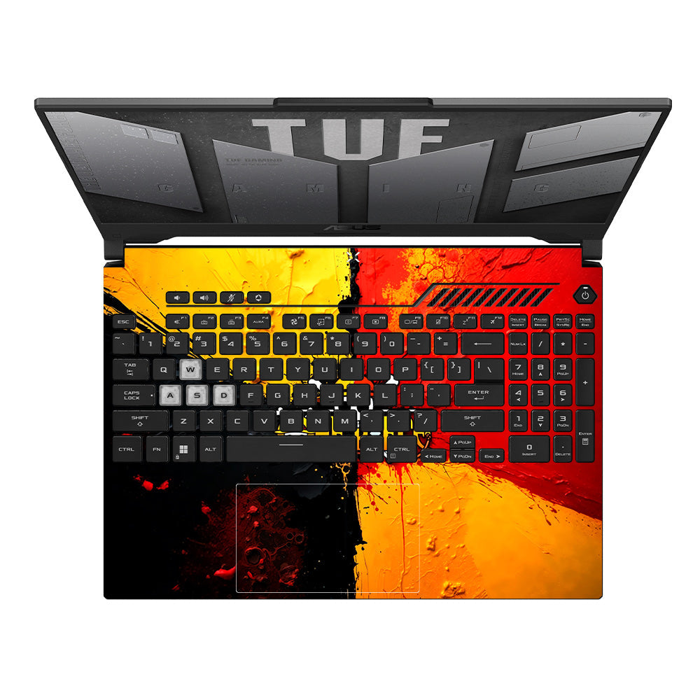One Piece Paint Splash Asus TUF F15 FX507 & A15 FA507 Laptop Skin