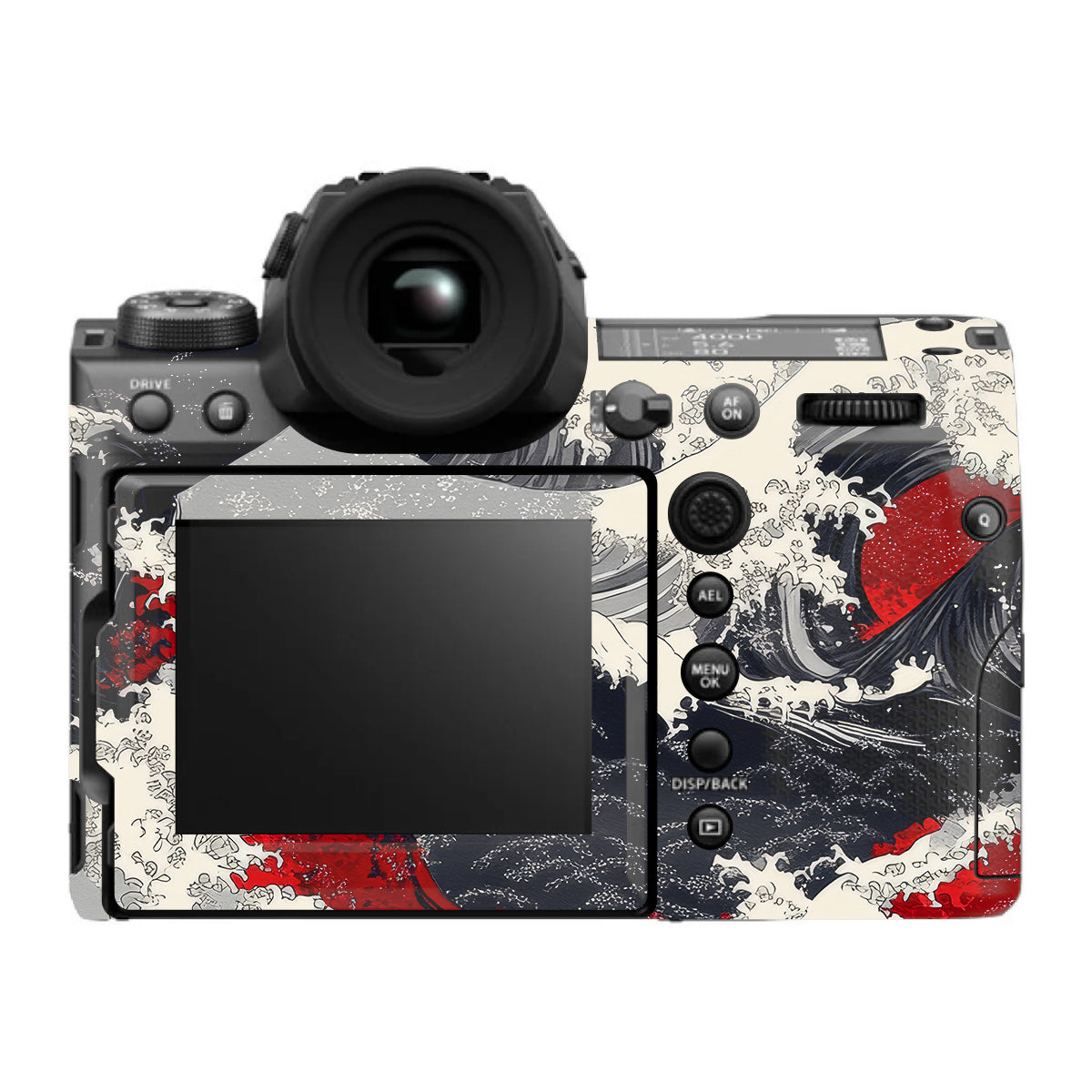 Abstract Waves FujiFilm GFX 100S II Camera Skin