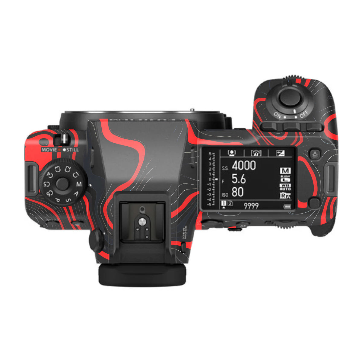 Crimson Waves FujiFilm GFX 100S II Camera Skin