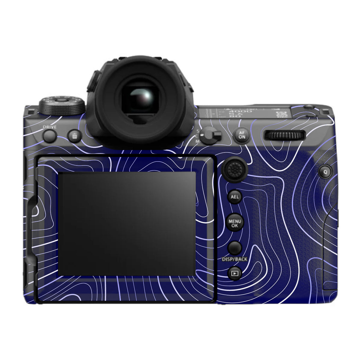 Deep Blue Contour FujiFilm GFX 100S II Camera Skin