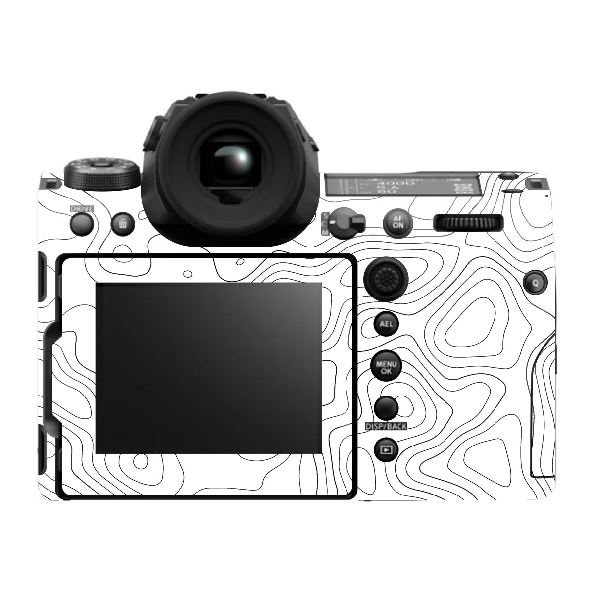White Contour Design FujiFilm GFX 100S II Camera Skin