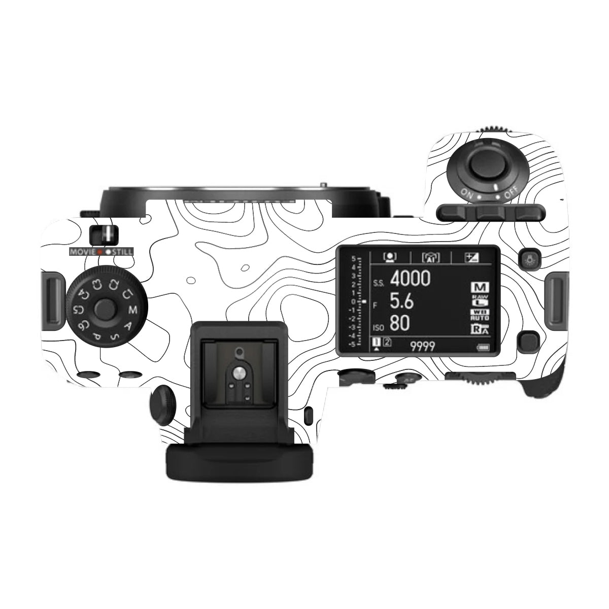 White Contour Design FujiFilm GFX 100S II Camera Skin