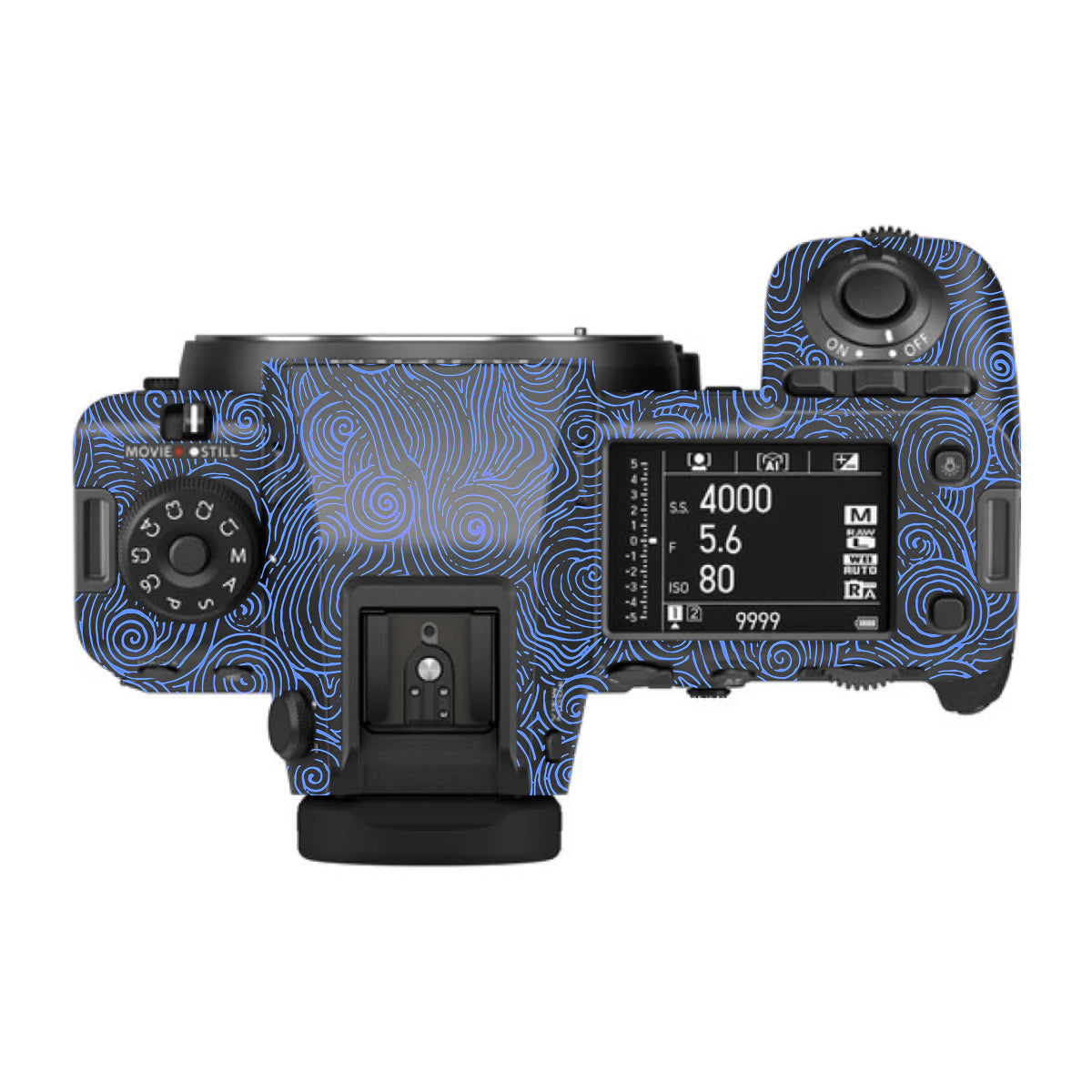 Blue Spirals FujiFilm GFX 100S II Camera Skin