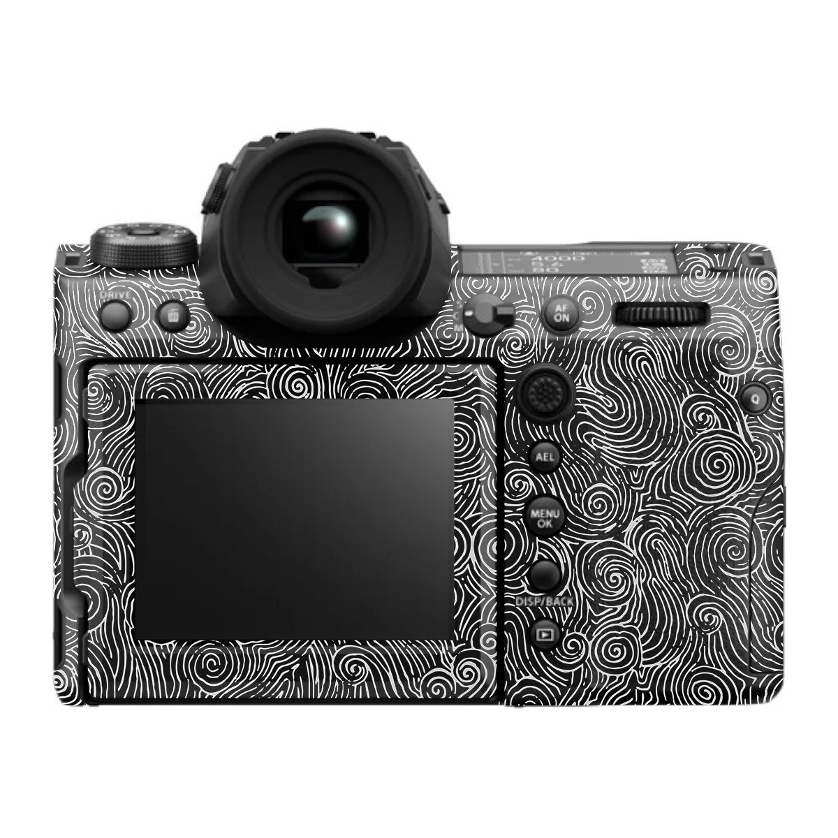 White Spirals FujiFilm GFX 100S II Camera Skin