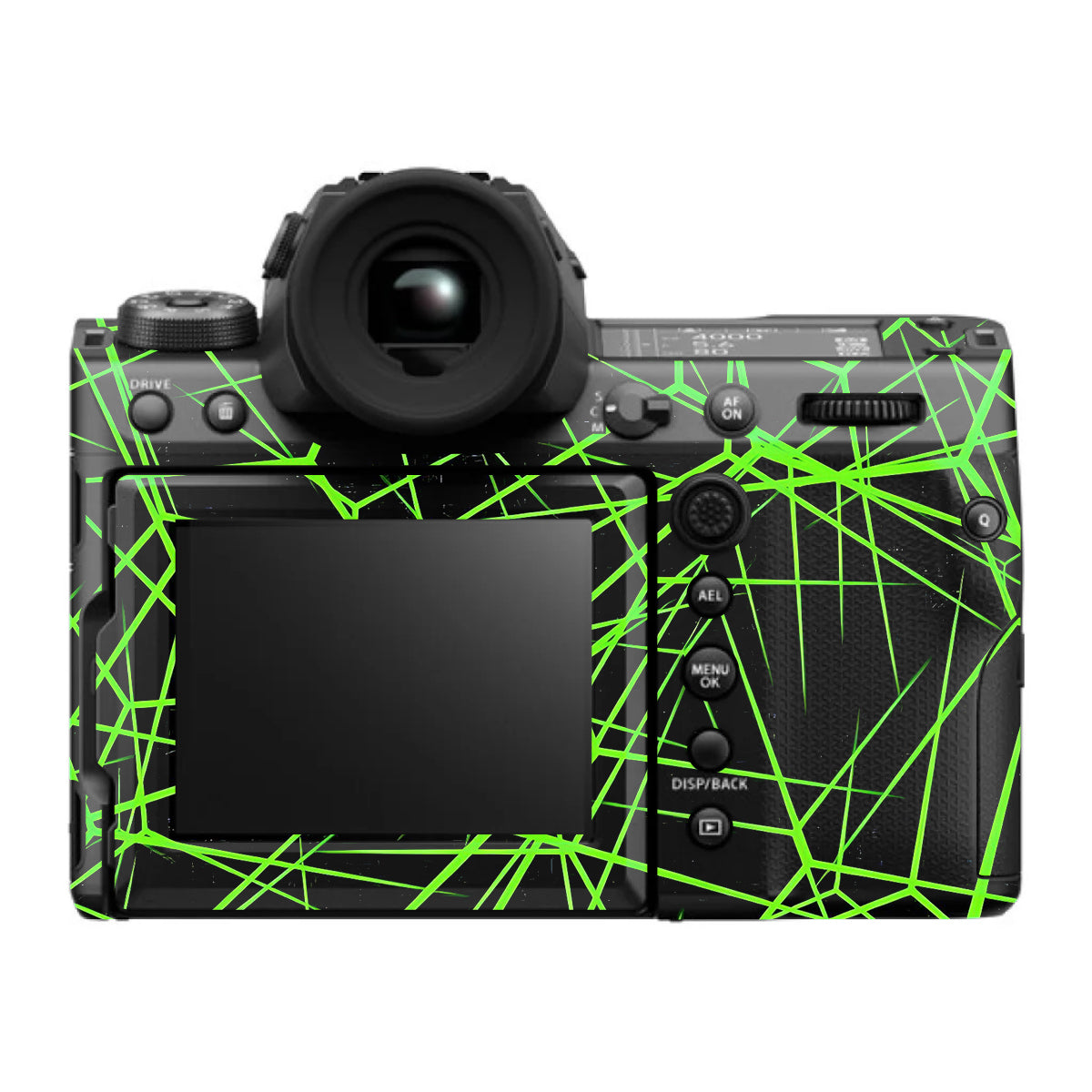 Neon Grid FujiFilm GFX 100S II Camera Skin