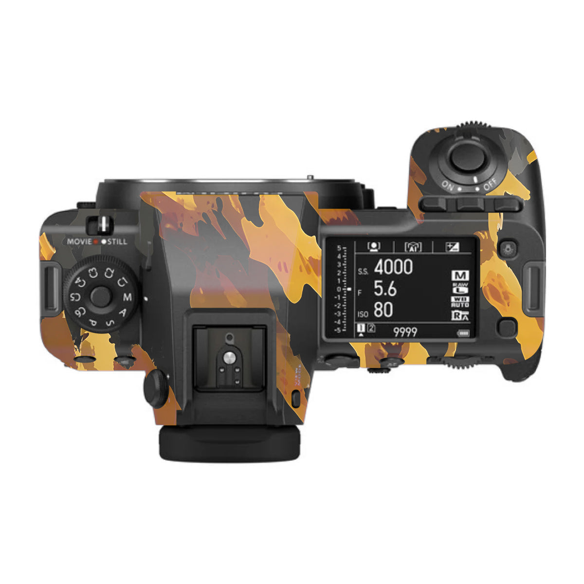 Camo Tiger Blend FujiFilm GFX 100S II Camera Skin