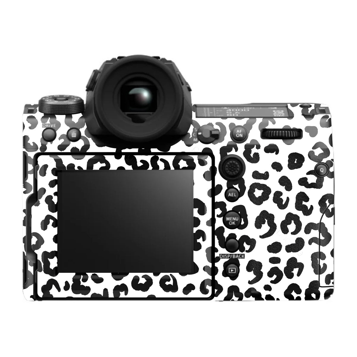 White Leopard FujiFilm GFX 100S II Camera Skin