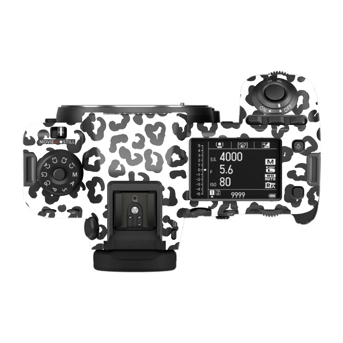 White Leopard FujiFilm GFX 100S II Camera Skin