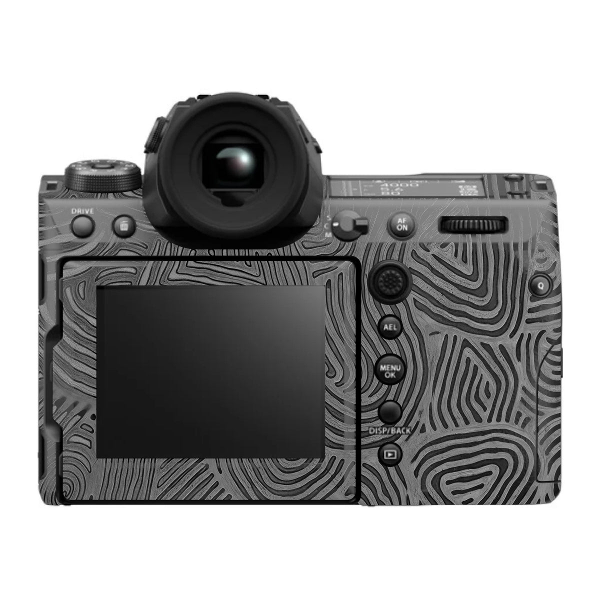 Monochrome Line Maze FujiFilm GFX 100S II Camera Skin